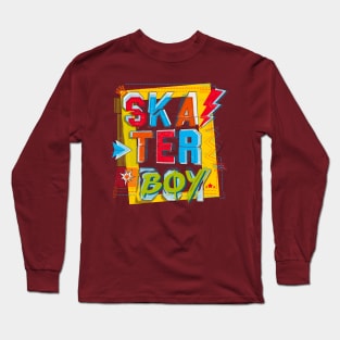 skater boy Long Sleeve T-Shirt